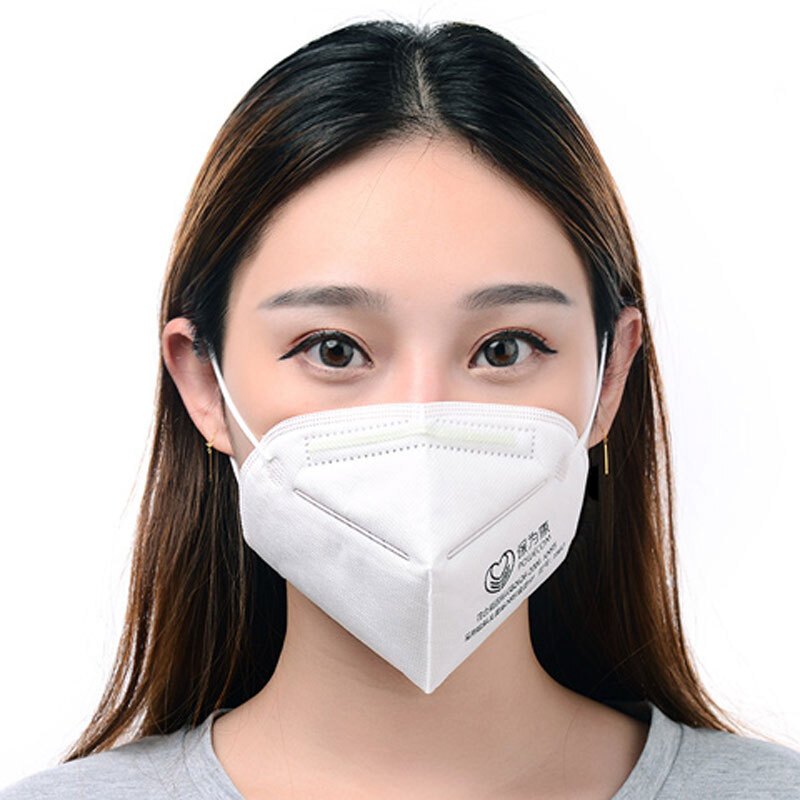 [苏宁自营]折叠工业防尘口罩 立体口罩 女男耳戴式打磨煤矿粉尘口罩 KN95防雾霾口罩1860 耳戴式白色10只装