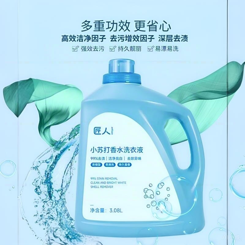 匠人 小苏打香水(浓缩版)3.08L 洗衣液高清大图