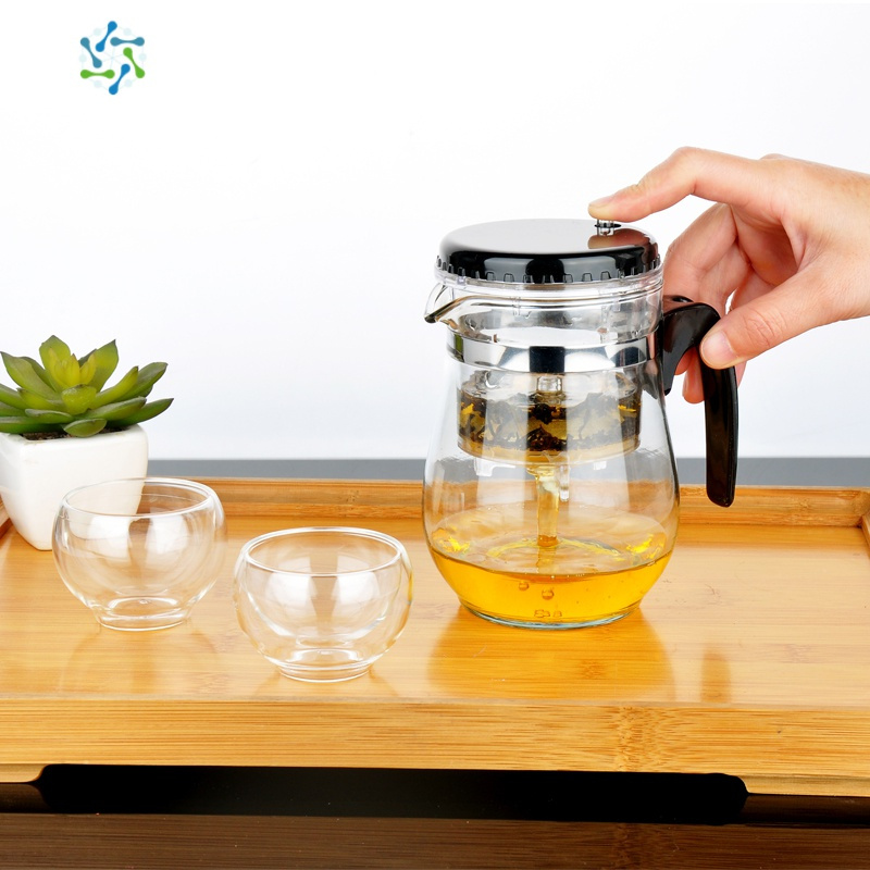 茶壶飘逸杯泡茶器耐热全拆洗玲珑杯过滤内胆茶具三维工匠300按压式