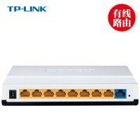 TP-LINK 5口8口16口有线路由器 八口家用商用穿墙王花生壳4口10口 TL-R860+ 智能带宽控制交换机非无线漏油器 交换机功能路由器 非wifi路由器 增加有线接口路由