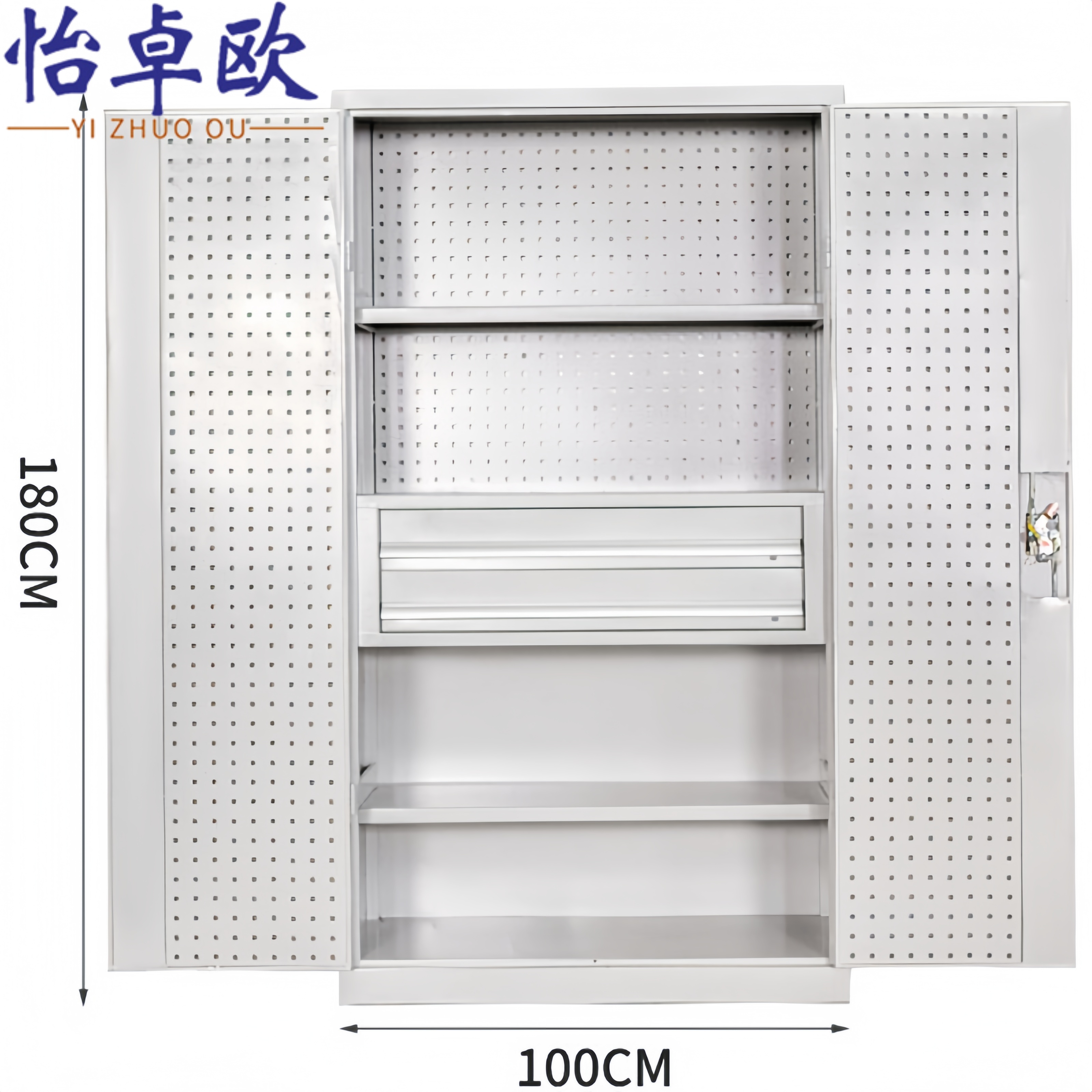 怡卓欧 重型工具柜四层台