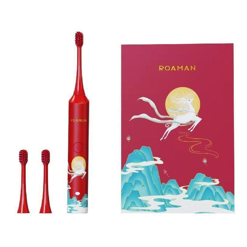 罗曼(ROAMAN) 电动牙刷成人情侣声波电动牙刷男士女士 G10国潮系列礼盒装