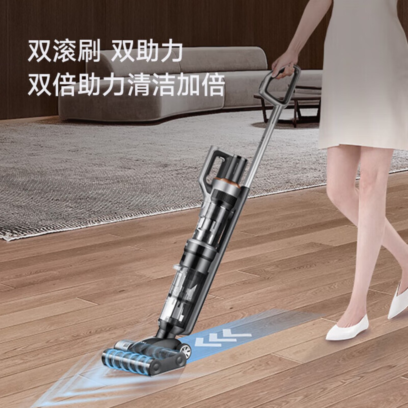 莱克(LEXY)强力立式家用吸尘器无线大吸力多功能吸尘除螨一体机 魔洁M9
