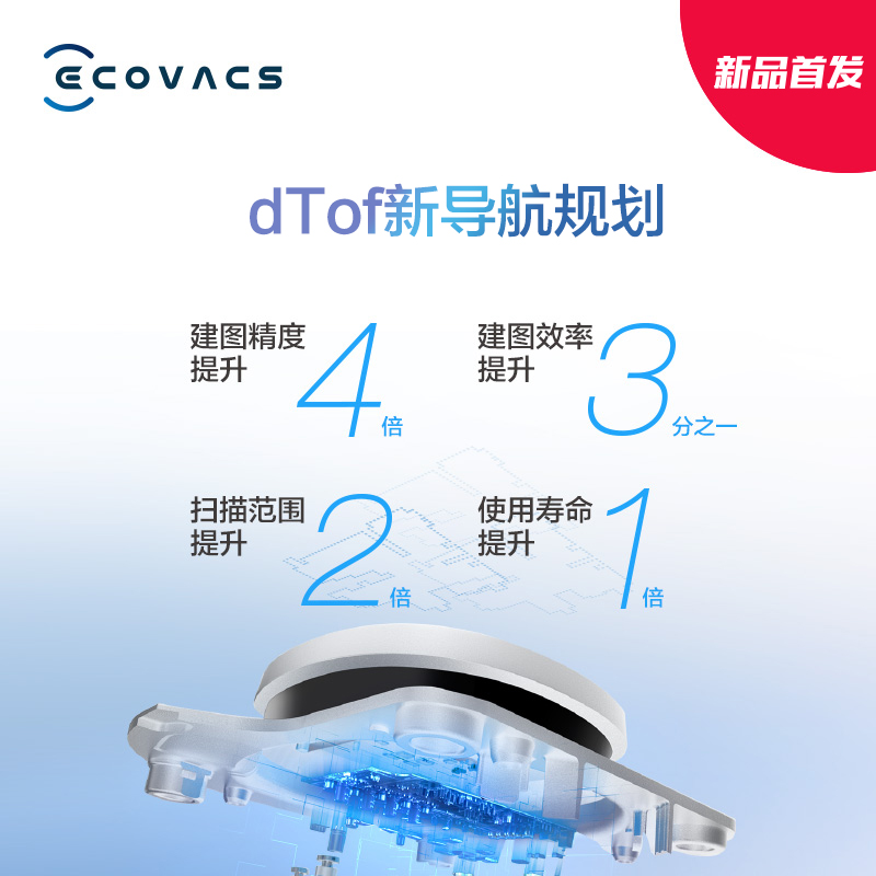 科沃斯( Ecovacs)地宝T8Max+扫地机器人激光导航规划全自动扫拖擦拖地机智能家用洗地机高清大图