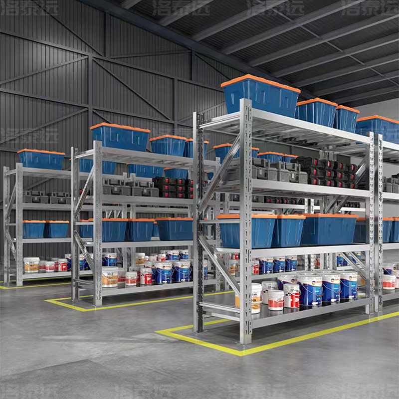 洛泰远 不锈钢货架201材质四层仓储货架 150*60*200cm/300kg副架高清大图