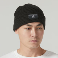 阿迪达斯(adidas)男帽女帽 2023冬季新款户外运动休闲帽保暖透气针织毛线帽绒线帽 IB2661 OSFM