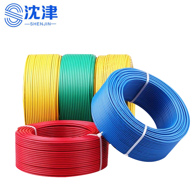 沈津 铜芯硬电线 ZR-BV-16mm² /米(颜色可备注)高清大图