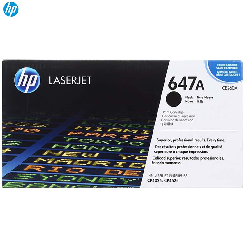 惠普(HP) CE260-263A 647A 原装硒鼓 (适用LaserJet CP4025/CP4525)