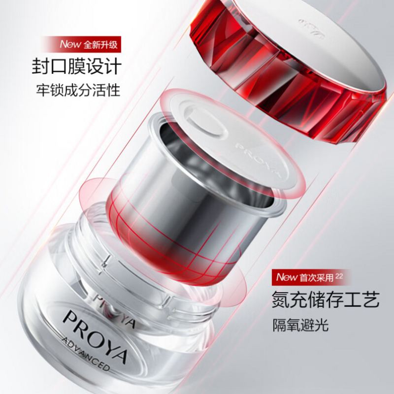 珀莱雅(PROYA) 赋能鲜颜淡纹紧致轻润霜3.0 50g高清大图