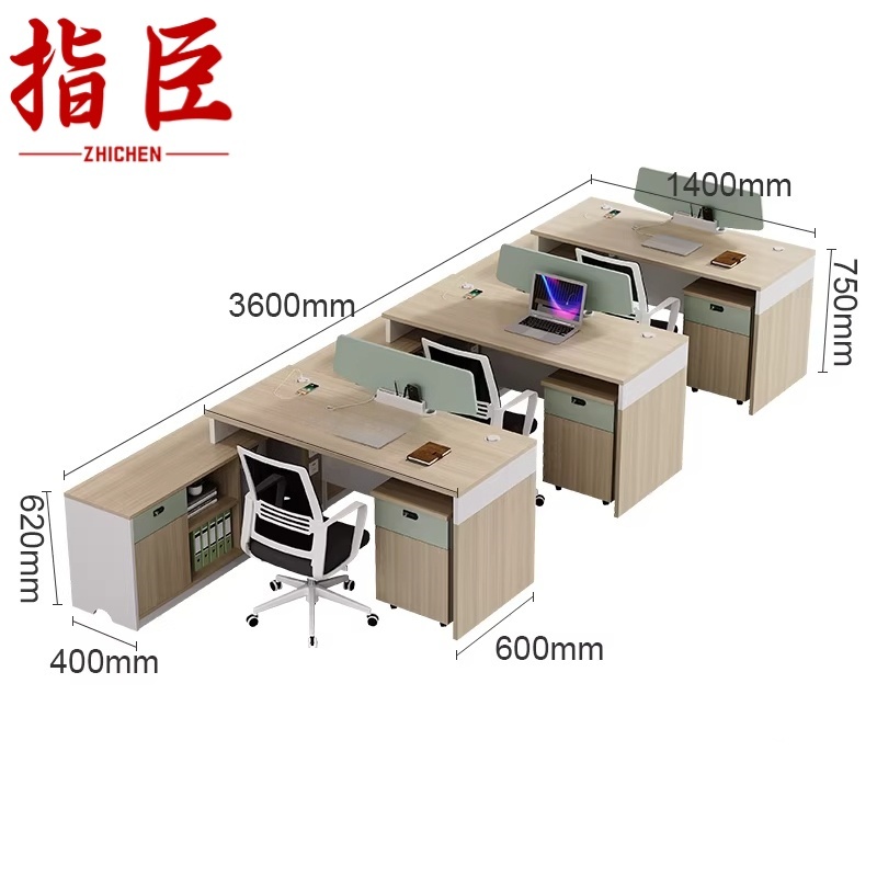 办公桌工位高清大图