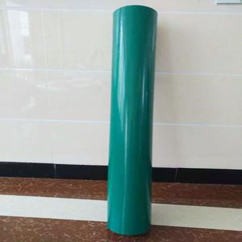 金领 防静电胶皮防滑橡胶垫绿色胶皮耐高温工作台垫 绿色1.2m*10m*2mm(亮光面)