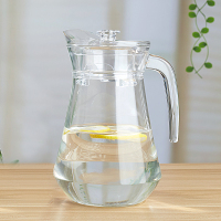 6只透明玻璃杯套装耐热冷水壶凉水杯子茶壶家用果汁壶扎壶大容量 1鸭嘴壶