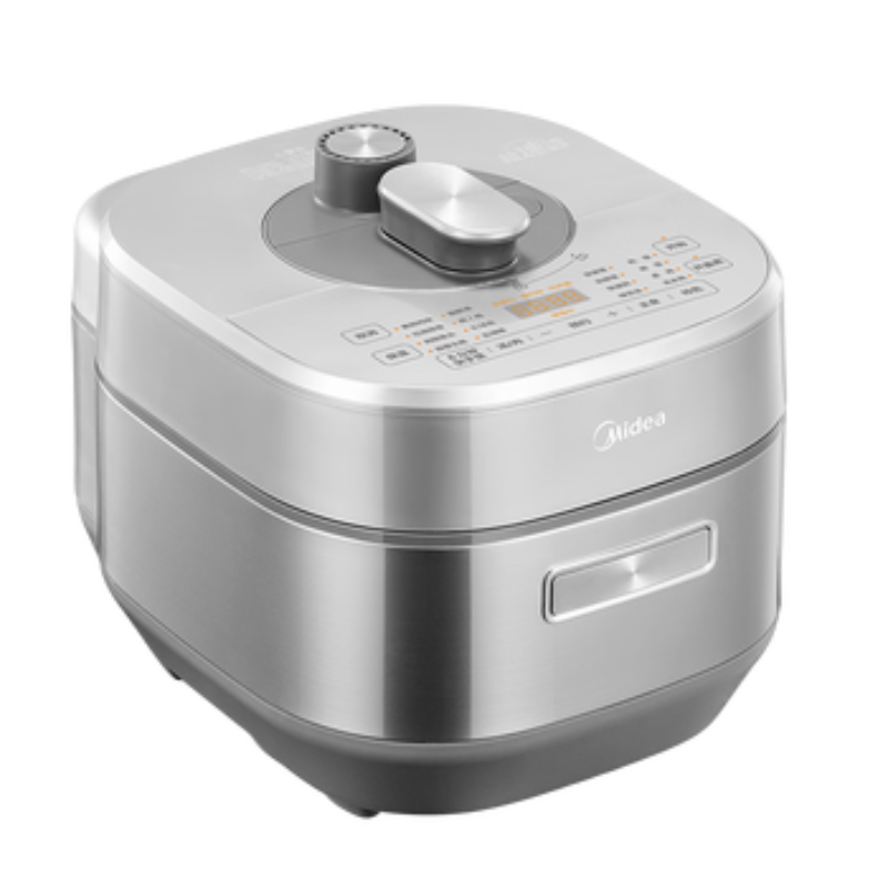 美的(Midea)0涂层电压力锅6L大容量家用速嫩感双胆IH全自动智能预约煲汤电锅煮饭电饭煲 MY-S6177K ZH高清大图