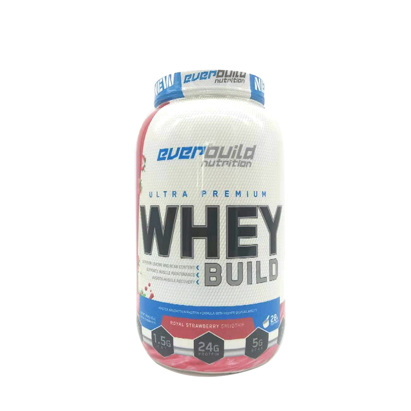 EB健型 乳清蛋白质粉蛋白增I肌粉健身男女健肌粉whey2磅蛋百粉正品 草莓味