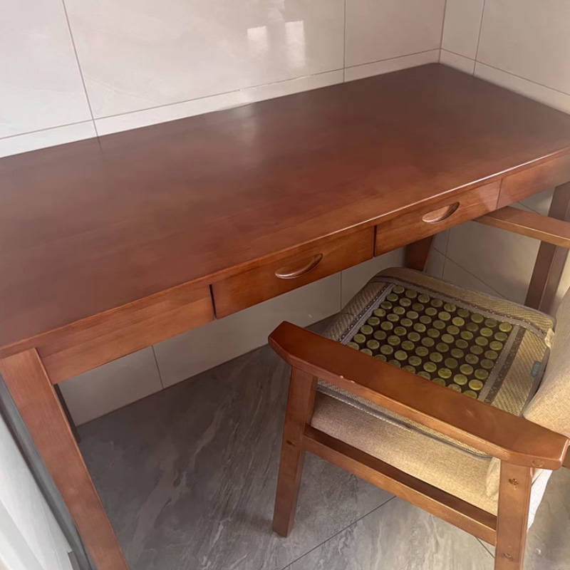 东业家具 实木写字桌LY-139Z办公桌全实木桌子高清大图