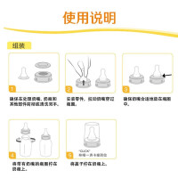 美德乐(Medela)奶嘴S号硅胶奶嘴慢流量吸乳配件(适用标准口径)2只装