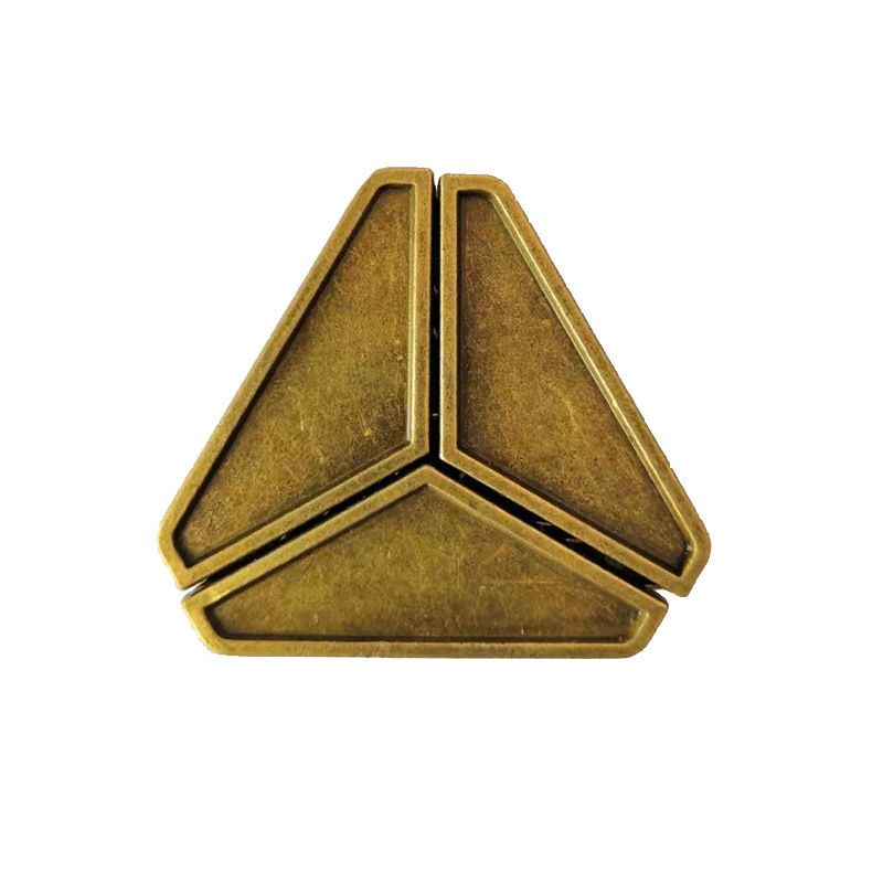 puzzle魔金锁锌合金解锁鲁班锁孔明锁合金益智玩具智力解环扣烧脑合金