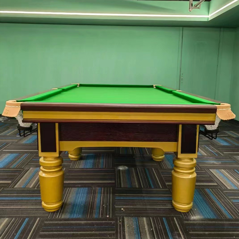 益动未来s008金腿台球桌 标准成人美式黑八台球案 家用商用中式桌球台