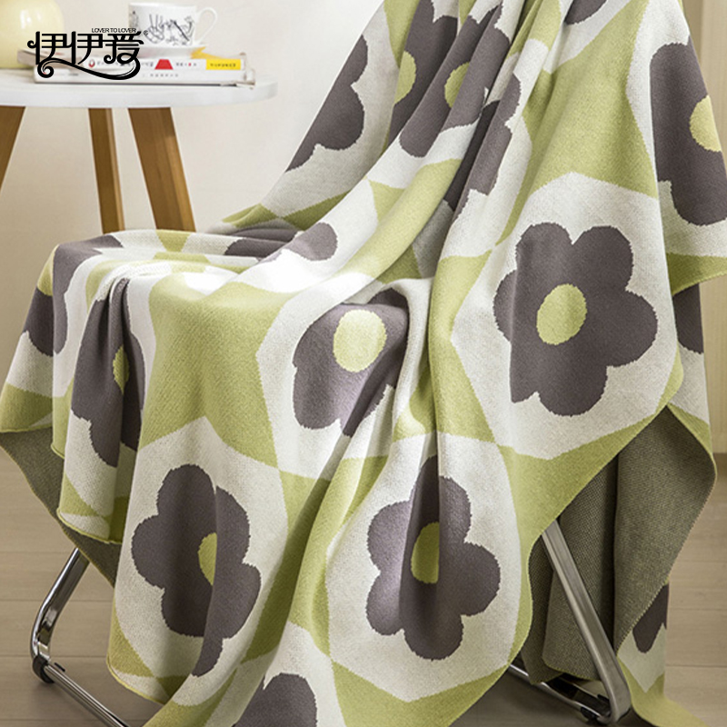 伊伊爱 时尚全棉花卉好多花系列保暖毯高清大图