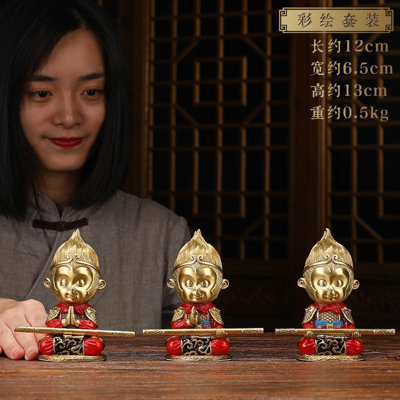 美帮汇铜齐天大圣摆件孙悟空斗战胜佛佛像猴子客厅摆设全铜工艺品高清大图