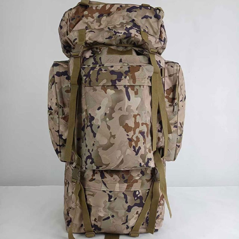 威斯 110升大容量多功能 迷彩背囊水墨纹冬