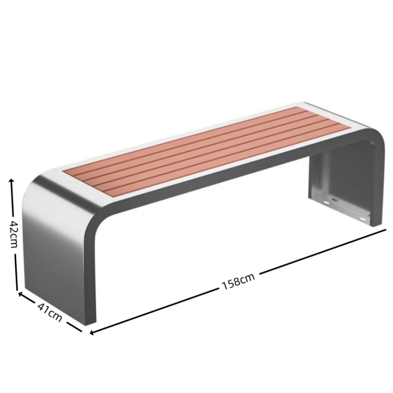 赛颐盛户外长椅1580*410*420mm个高清大图