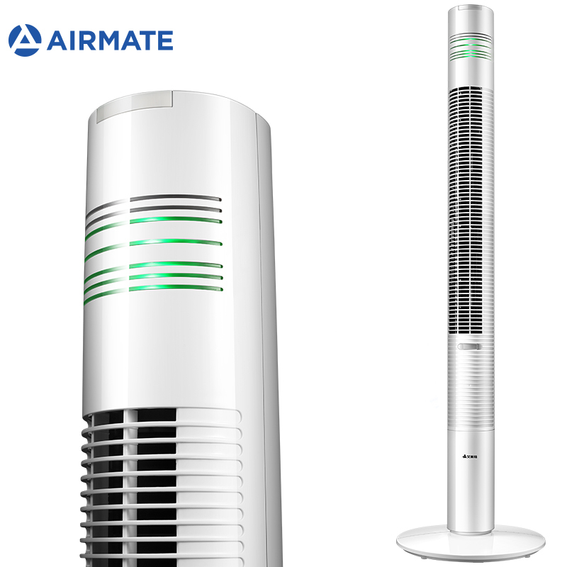 艾美特（Airmate）FT41家用电风扇/卧室静音摇头落地扇/家用通风塔扇/无叶风扇