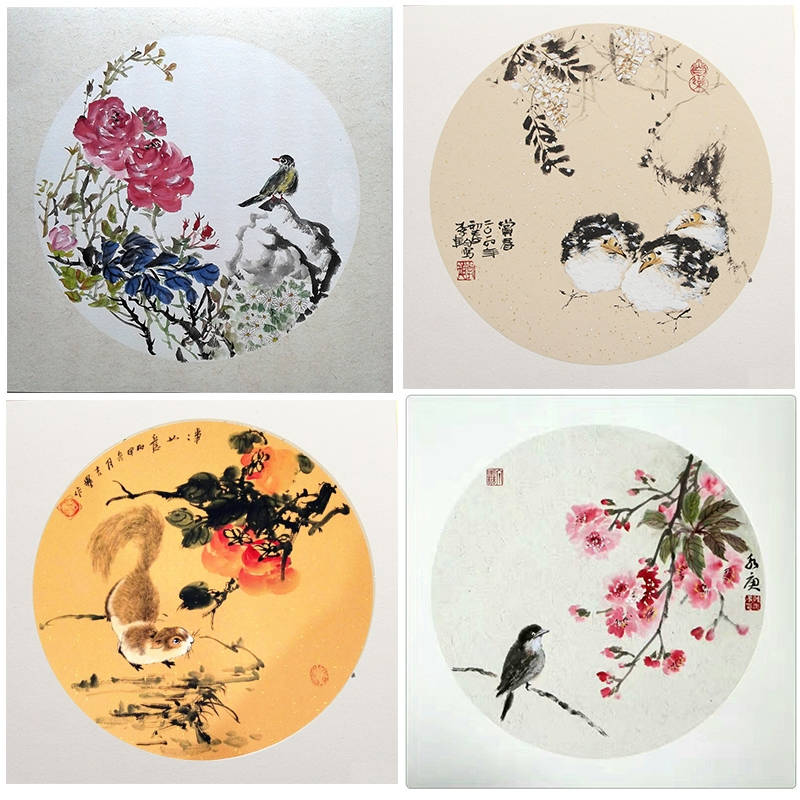 邦可臣加厚国画生宣宣纸卡纸熟宣工笔画空白半生熟纸毛笔字练习用纸