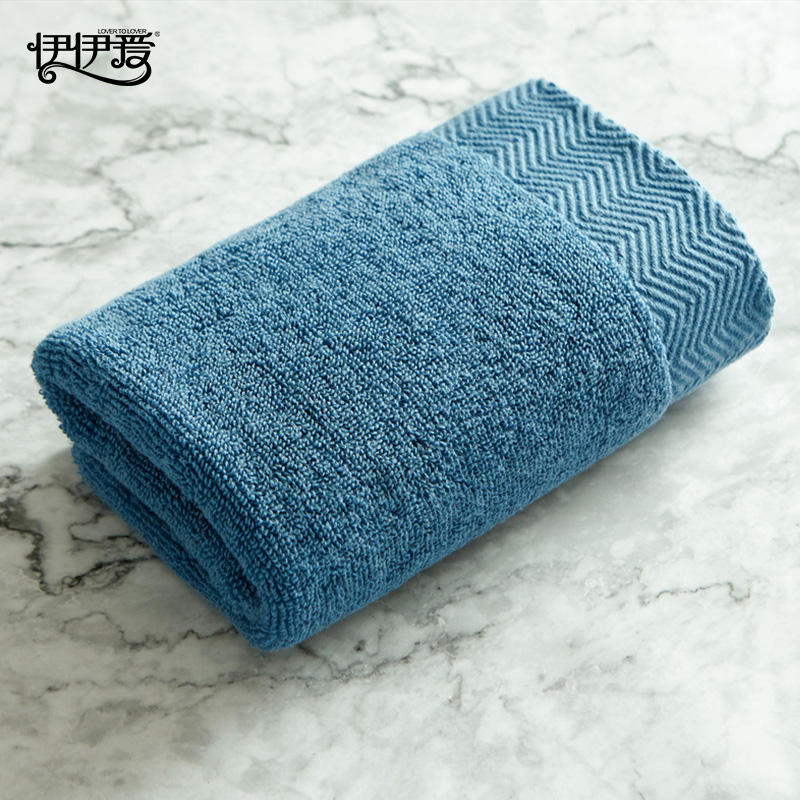 伊伊爱 YBH25209 迪迈 毛巾 蓝色高清大图