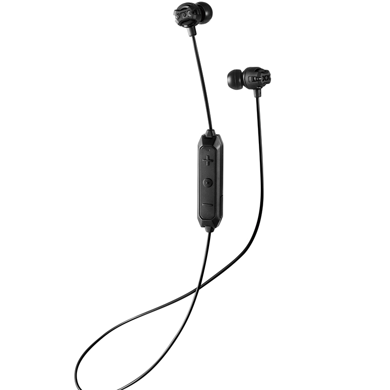 杰伟世（JVC） HA-FX101BT 无线蓝牙运动耳机入耳式超重低音炮跑步健身语音通话耳塞带麦线控 黑色