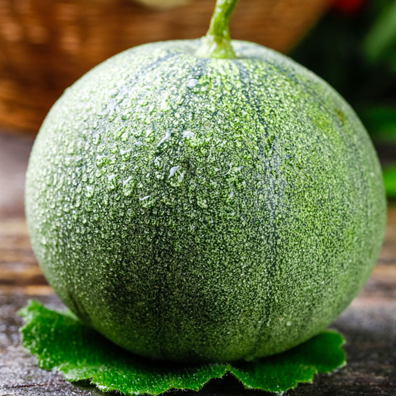 新鲜绿宝甜瓜45斤山东当应季水果现摘脆甜蜜瓜绿宝石小香瓜