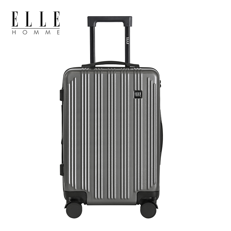 ELLE HOMME EH33012061 防刮耐磨万向轮拉杆箱 20寸古典灰