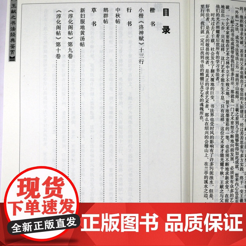 王献之书法经典鉴 中国历代名家书法鉴赏王献之书法全集书法集楷书行书草书临摹书法技法教程书法真迹欣赏解析作品临摹字帖书籍高清大图