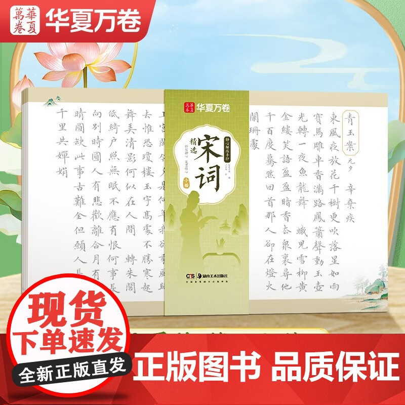 10006982-27.8-毛笔静心解压手抄·宋词精选(小楷) 湖南美术出版社高清大图