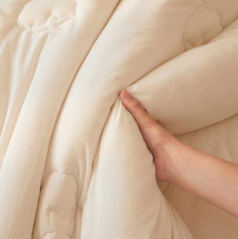 财巢 新疆棉花被 150*200cm-5斤 床高清大图