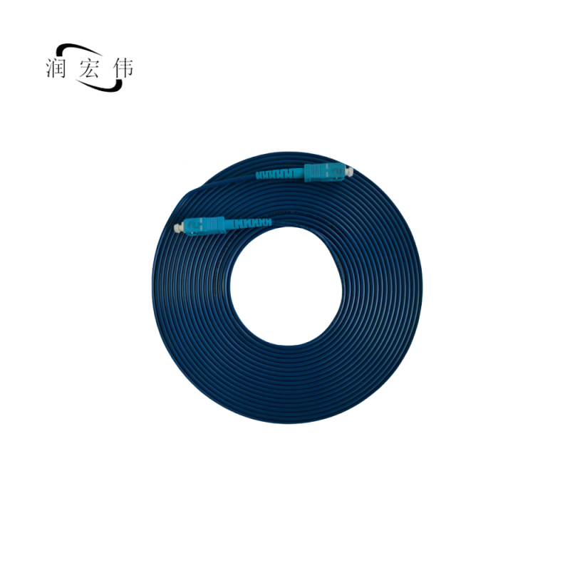 润宏伟 铠装 光纤跳线 尾纤(单模单芯) SC-SC-10m 条高清大图