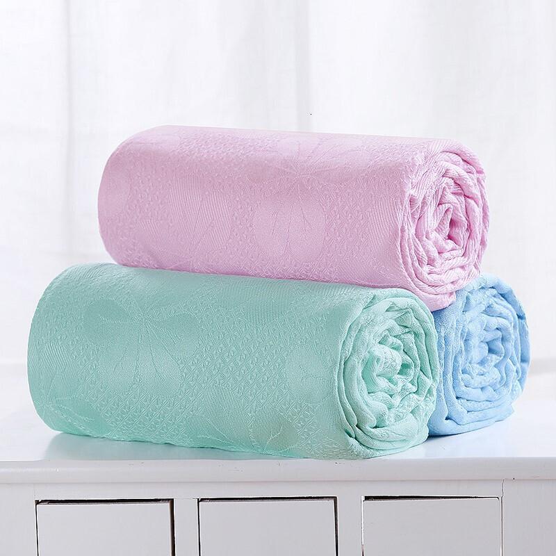 竹纤维儿童盖毯婴儿冰丝毯毛巾被单人双人床单空被夏凉毯毛毯子