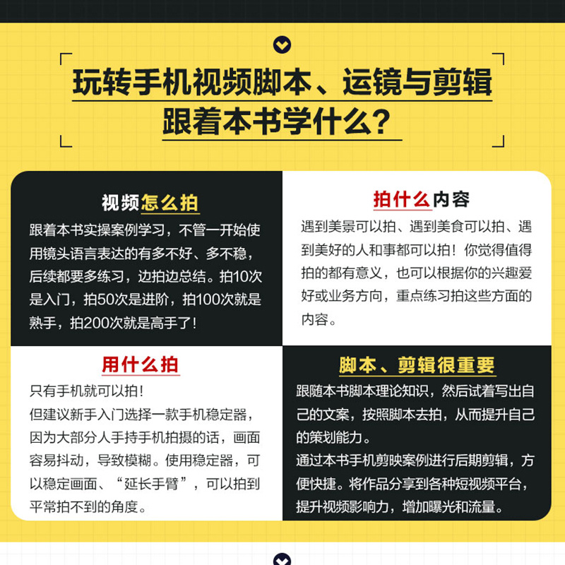 [正版]手机视频运镜技巧119招:从脚本、拍摄到剪辑高清大图