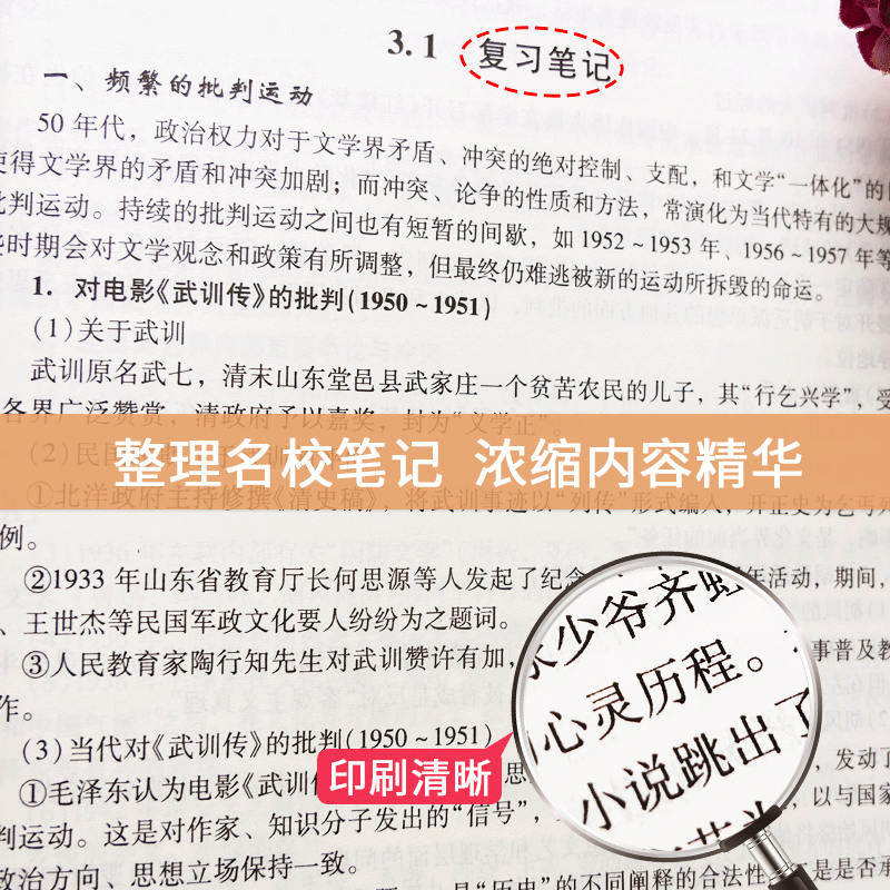 [醉染正版]洪子诚中国当代文学史第二版+钱理群中国现代文学三十年修订版笔记和考研真题详解课后练习题集2022汉语言文学中高清大图