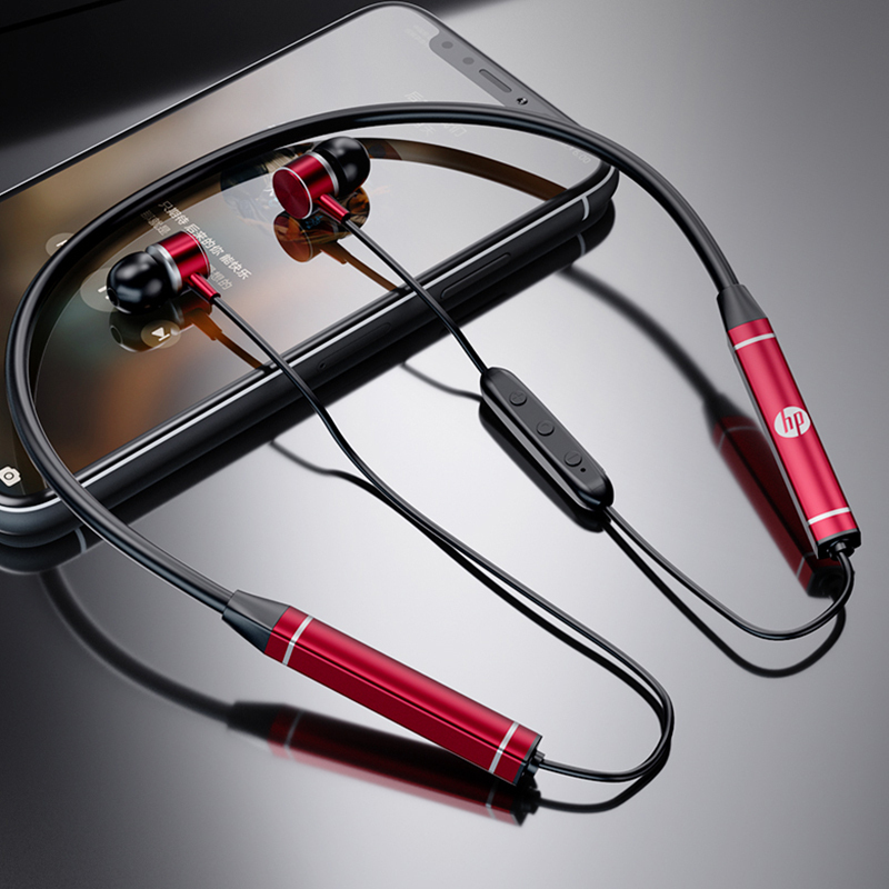 惠普hph1wpro项圈耳机无线蓝牙耳机颈戴式音乐运动跑步入耳式耳塞苹果