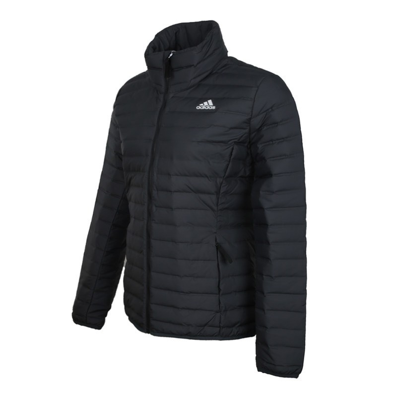 阿迪达斯(adidas)秋冬新款女子运动外套立领防风保暖羽绒服CY8729