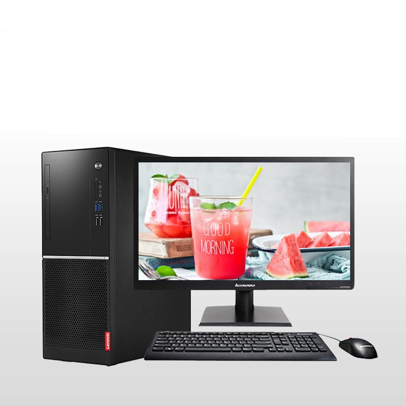 商用M4601k 台式电脑 19.5寸显示器(G4560 4G 500G DVD 集显 W10)