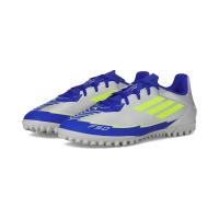阿迪达斯(adidas)女款足球鞋轻便舒适人造皮革圆头系带人造草专用 Silver_Metallic/Solar_Yellow/L 43