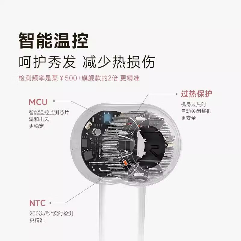 G10pro粉色礼盒版高速吹风机负离子护发速干 G10PRO礼盒-粉金色.高清大图