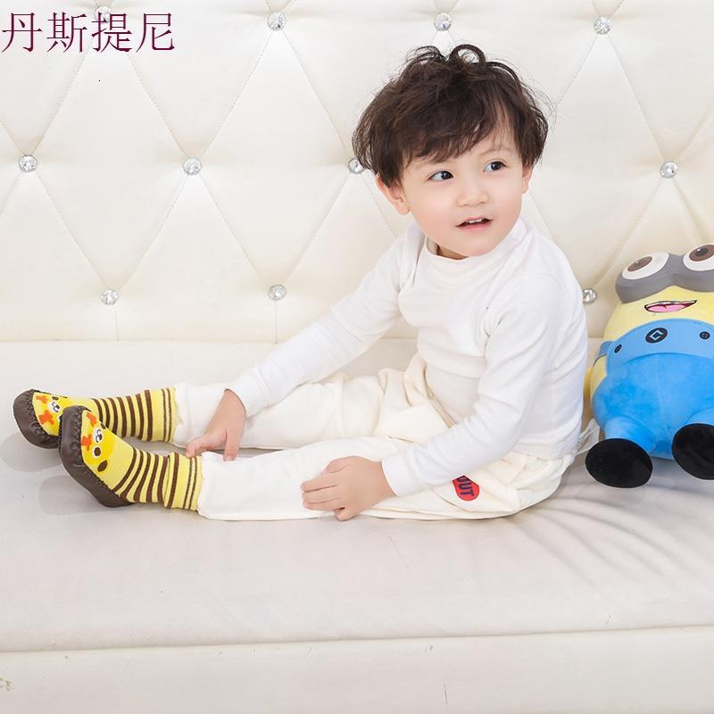 0-6-12个月宝宝地板袜子婴儿学步鞋加厚儿童地板袜防滑底袜套秋冬