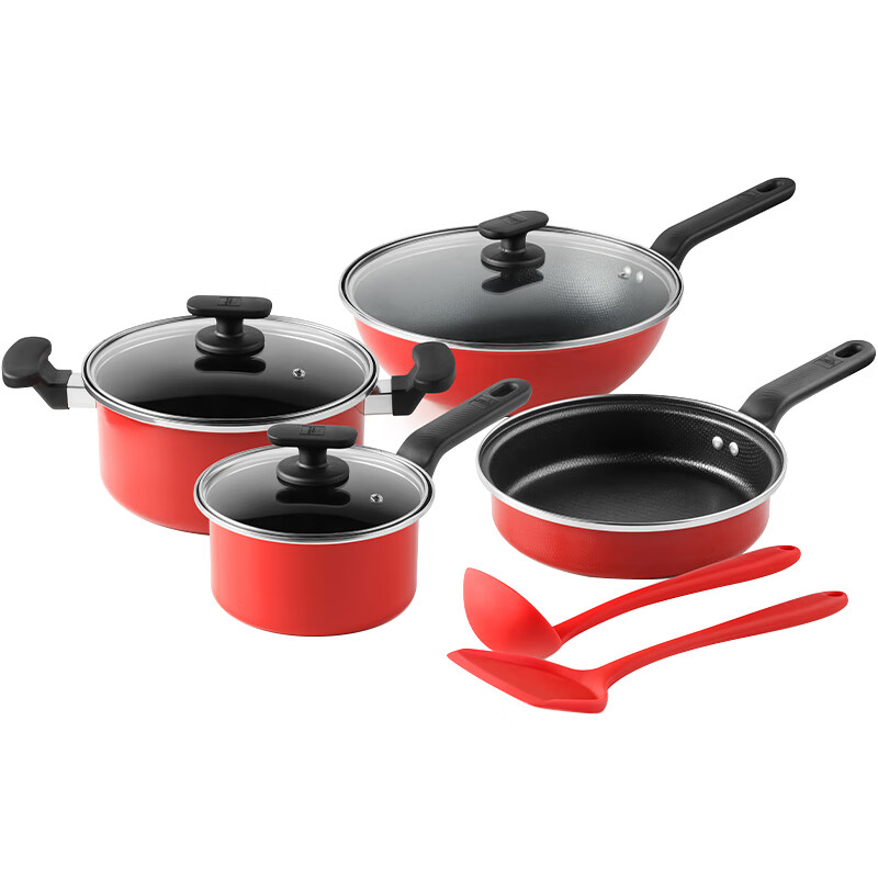 康宁WORLD KITCHEN聚美汇系列锅具六件组WK-JMHG6/KZ/JY高清大图