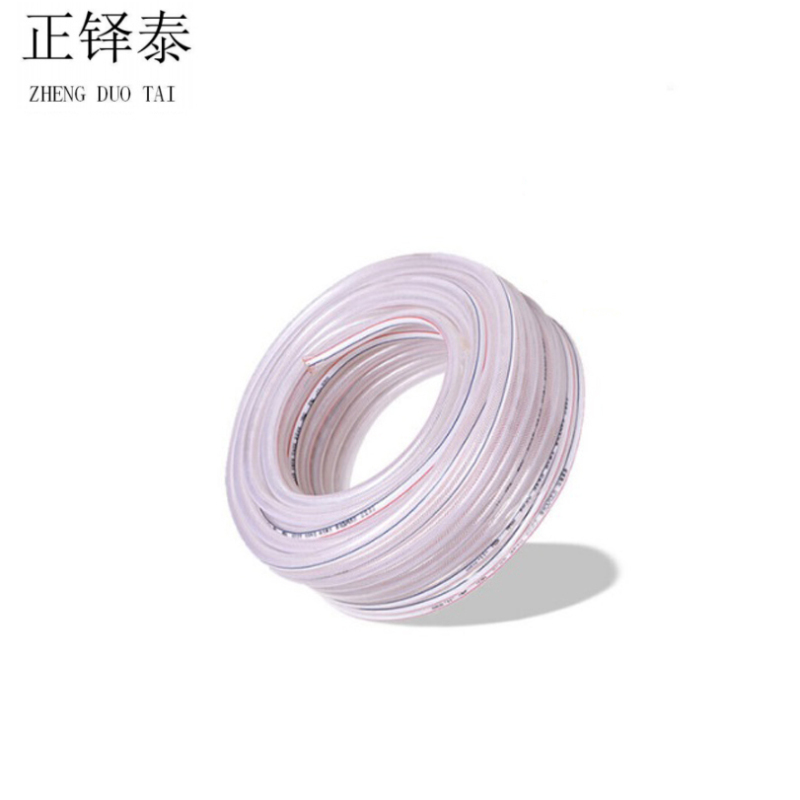 正铎泰 无味加厚 透明塑料水管 蛇皮管4分 内径16mm 50米/卷