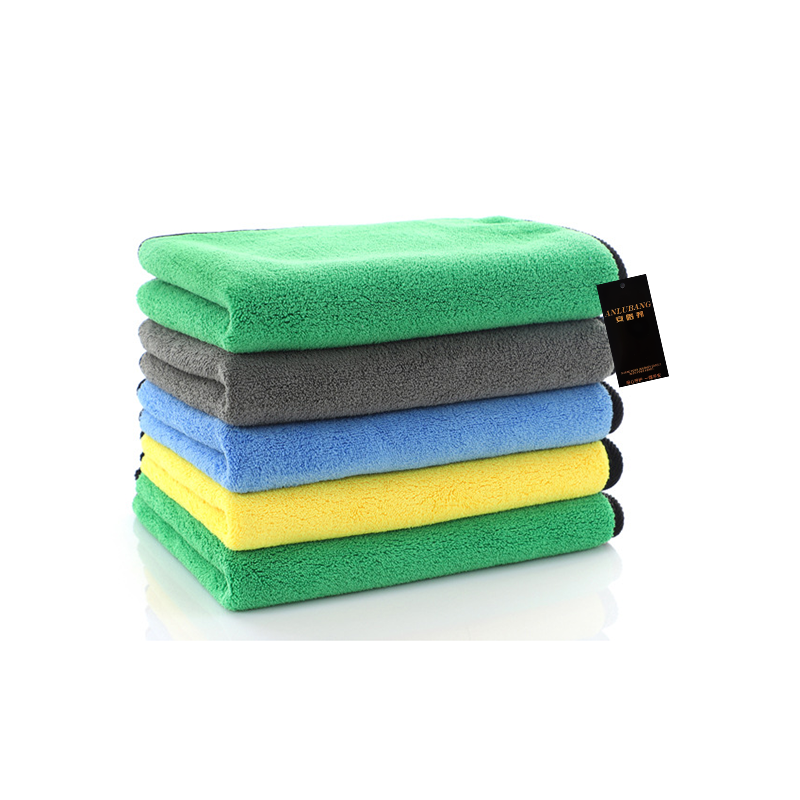 安路邦超细纤维加厚擦车巾30*40条 绿色