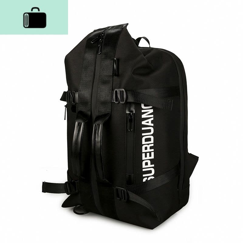 潮牌原创大容量双肩包书包男时尚潮流背包女韩版校园休闲旅行情侣NEW LAKE图片