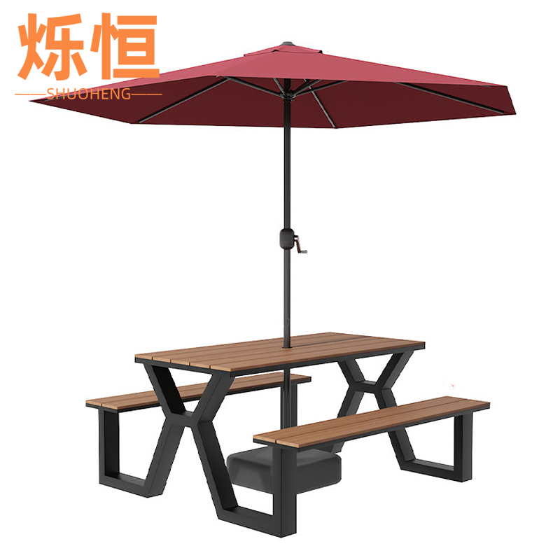 烁恒户外桌 1.4m带伞套